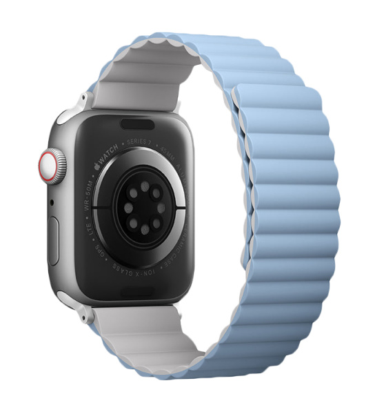 Ремешок Uniq для Apple Watch 38-41 mm Revix Reversible Magnetic White/Blue