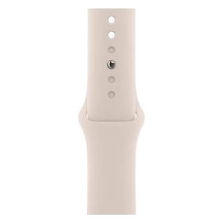 Часы Apple Watch Series 9 45mm Starlight Aluminum Case with Starlight Sport Band (GPS) (размер M/L)