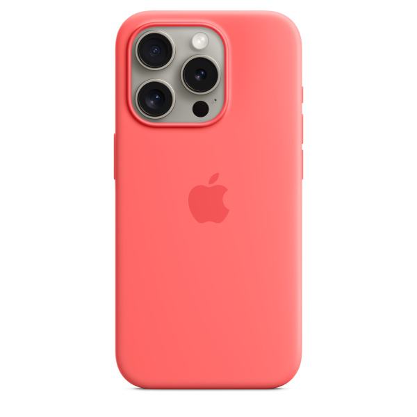 Чехол Apple iPhone 15 Pro Silicone Case with MagSafe Guava