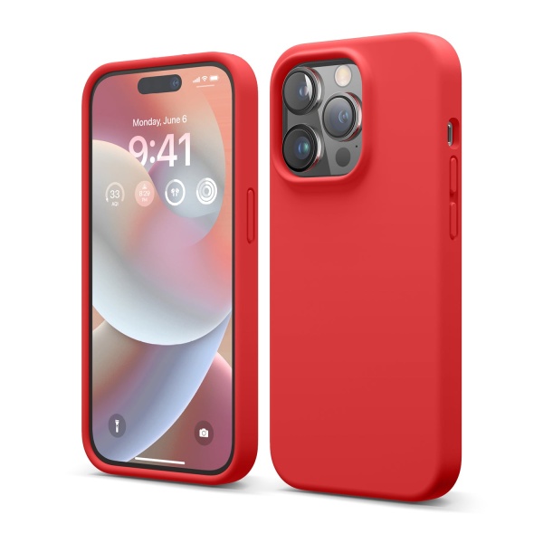 Чехол Elago для iPhone 14 Pro Premium Silicone Case Red