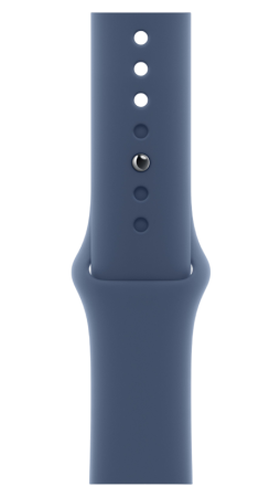 Часы Apple Watch SE (2024) 40mm Silver Aluminium Case with Denim Sport Band (GPS) (размер M/L)