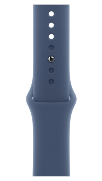 Часы Apple Watch SE (2024) 40mm Silver Aluminium Case with Denim Sport Band (GPS) (размер M/L)
