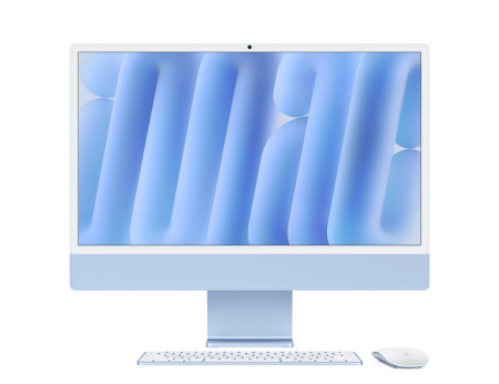 Моноблок Apple iMac 24 Retina 4,5K M4 (10C CPU, 10C GPU) / 16GB / 256GB SSD Blue (Синий) MWV13RU/A
