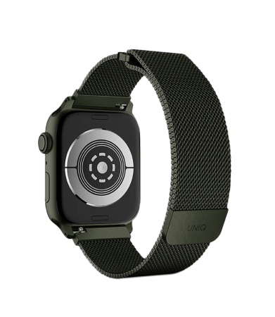 Ремешок для Apple Watch 38-41mm Uniq Dante Strap Mesh Steel Green