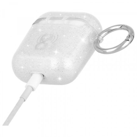 Чехол Case-Mate для AirPods c держателем Clear