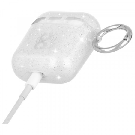Чехол Case-Mate для AirPods c держателем Clear