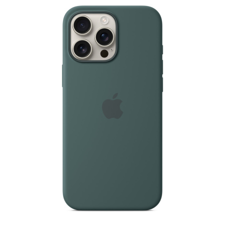 Чехол Apple iPhone 16 Pro Max Silicone Case with MagSafe Lake Green