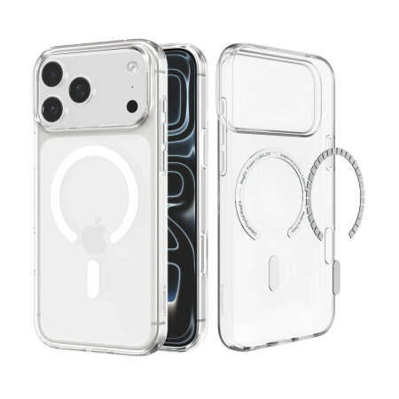 Защитный чехол Spigen Liquid Crystal MagSafe для iPhone 18 Pro / 17 Pro Clear White