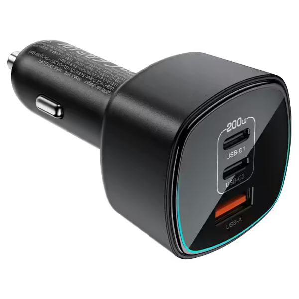 Автомобильное зарядное устройство ACEFAST B18 Fast 200W Black