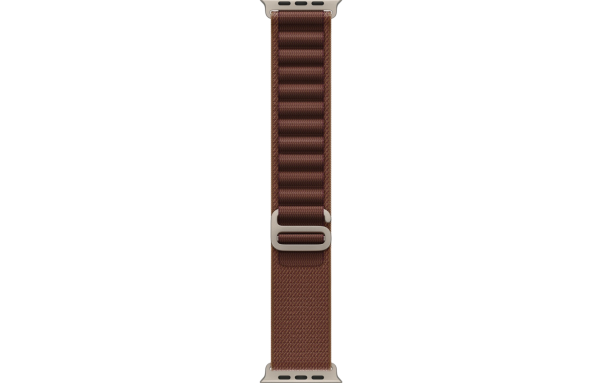 Часы Apple Watch Ultra 4 (2026) 49mm Natural Titanium Case with Burgundy Alpine Loop - Medium (GPS + Cellular)