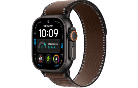 Часы Apple Watch Ultra 4 (2026) 49mm Black Titanium Case with Dark Umber Trail Loop (GPS + Cellular) M/L