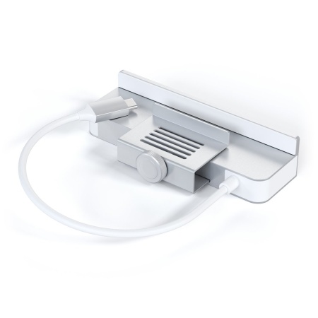 Алюминиевый USB-хаб Satechi Type-C Clamp для iMac Silver