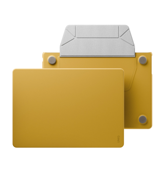 Защитный чехол Uniq Lyden Versa Laptop sleeve/stand для MacBook Air 13 (2022-2026) Canary Yellow