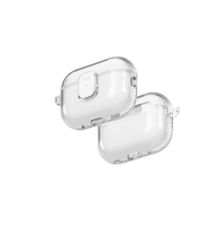 Защитный чехол Uniq для Airpods Pro 3 Glase PRO TPU Lock case Glossy Clear