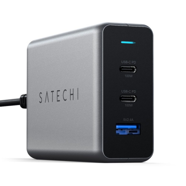 Сетевая зарядка Satechi 100W Type-C PD GaN Compact Charger