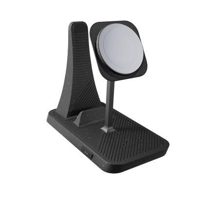 Беспроводная док-станция Zens 3-in-1 Modular Wireless Charger with iPad Charging Stand Black