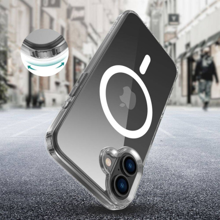Защитный чехол Tech-Protect FlexAir Hybrid Magsafe для iPhone 16 Plus Clear