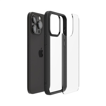 Защитный чехол Spigen Ultra Hybrid для iPhone 15 Pro Matte Black