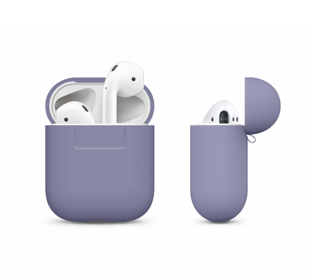 Чехол Elago для AirPods Silicone Сase Lavender Gray