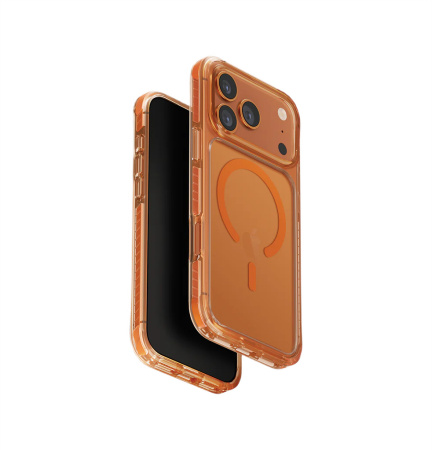 Защитный чехол UNIQ Combat (MagSafe) для iPhone 17 Pro Max Volt Orange Защитный чехол UNIQ Combat (MagSafe) для iPhone 17 Pro Max Volt Orange