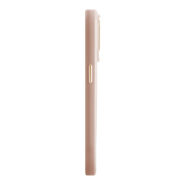 Защитный чехол Uniq Coehl Muse Leatherette MagSafe для iPhone 15 Pro Max с ремешком Dusty Nude