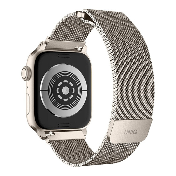 Ремешок для Apple Watch 38-41mm Uniq Dante Strap Mesh Steel Starlight