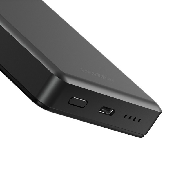 Внешний аккумулятор EnergEA AluPac 10K MagSafe 10000 мАч 15W, USB-C 20W Ultra Light Aluminium Gunmetal