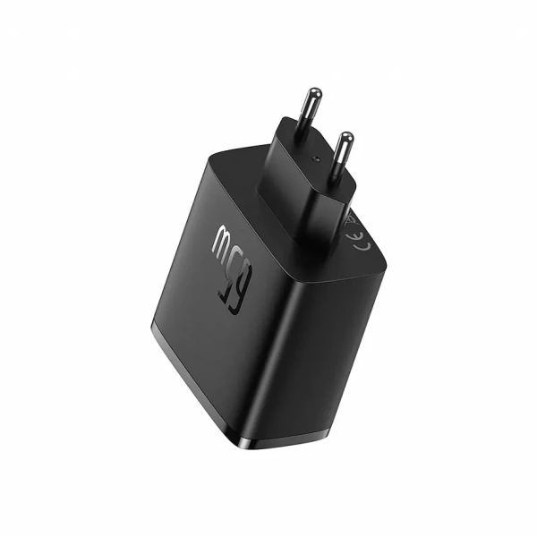 Сетевое зарядное устройство Baseus Cube Pro 3 Ports Fast Charger USB + 2 x USB-C 65W Black