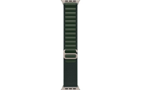 Часы Apple Watch Ultra 2 (2024) 49mm Natural Titanium Case with Dark Green Alpine Loop Band - Small (GPS + Cellular)