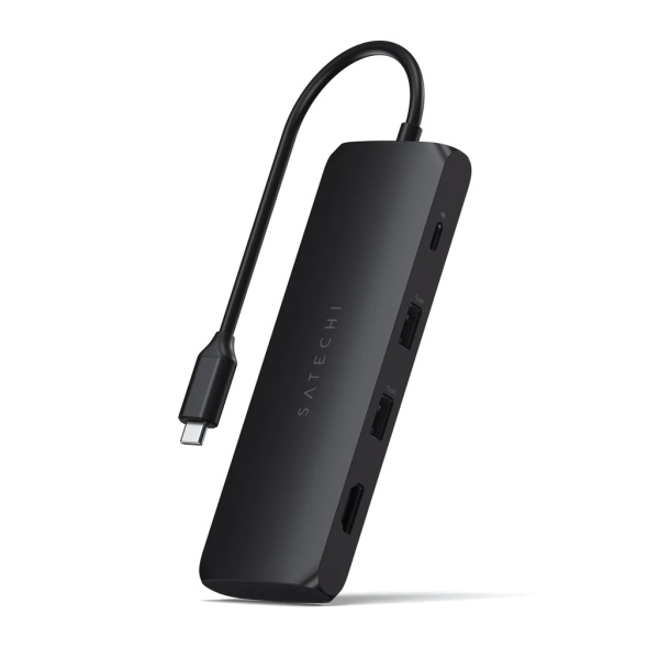 Адаптер Satechi USB-C Hybrid Multiport Adapter (with SSD Enclosure) Black