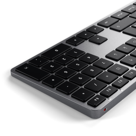 Беспроводная клавиатура Satechi Slim X3 Bluetooth Keyboard с русской раскладкой Space Gray