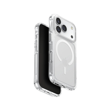 Защитный чехол UNIQ LifePro Xtreme AF (MagSafe) для iPhone 17 Pro Frost Clear/White
