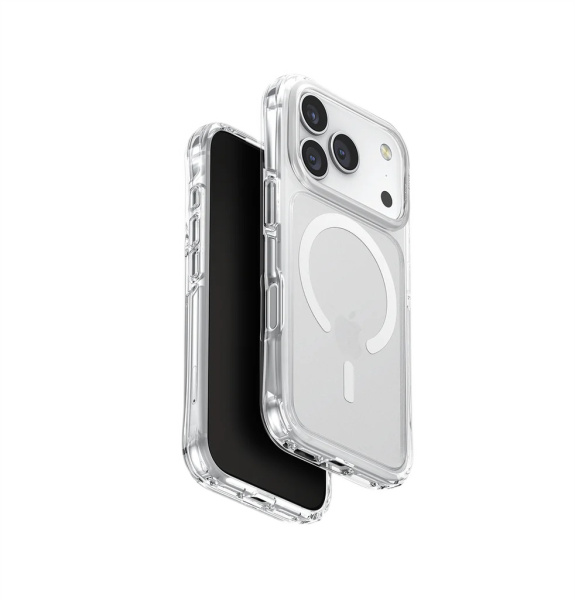 Защитный чехол UNIQ LifePro Xtreme AF (MagSafe) для iPhone 17 Pro Frost Clear/White