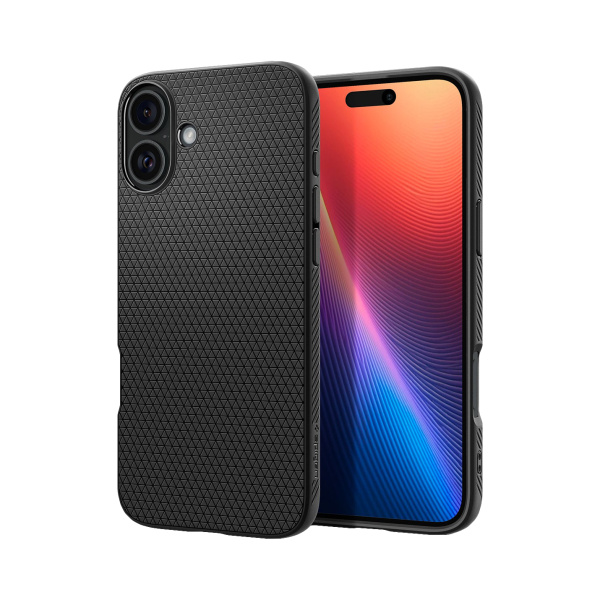 Защитный чехол Spigen Liquid Air для iPhone 16 Matte Black