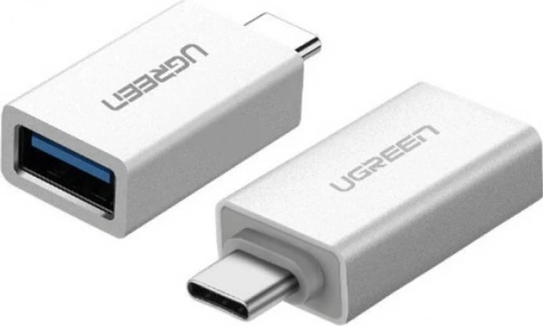 Адаптер UGREEN US173 (30155) USB-C to USB-A 3.0 Female Adapter White