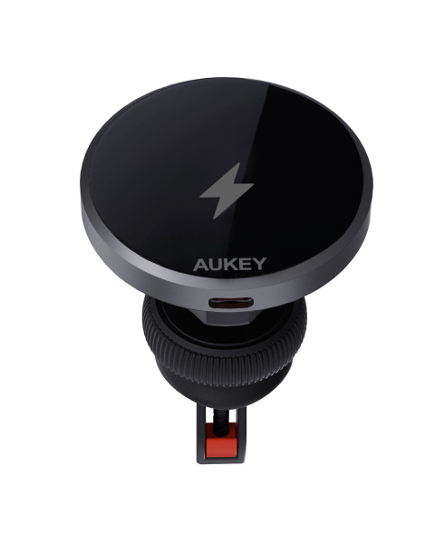 Автомобильный держатель с беспроводной зарядкой AUKEY MagFusion Dash Qi2