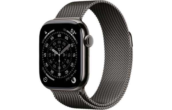Часы Apple Watch Series 11 46mm Slate Titanium Case with Slate Milanese Loop (GPS + LTE)