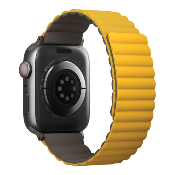 Ремешок Uniq для Apple Watch 42-49 mm Revix Reversible Magnetic Mustard/Khaki