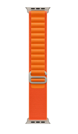Часы Apple Watch Ultra 49mm Titanium Case with Orange Alpine Loop Band - Small (GPS + Cellular)
