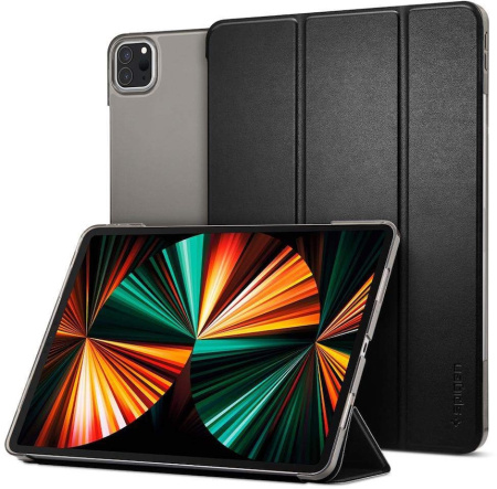 Защитный чехол Spigen Smart Fold для iPad Pro 12.9" (2021/2022) Black Защитный чехол Spigen Smart Fold для iPad Pro 12.9" (2021/2022) Black