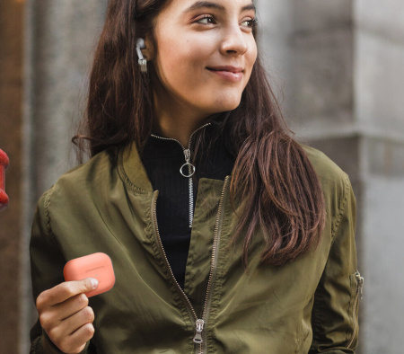 Чехол Elago для AirPods Pro Silicone Сase Peach