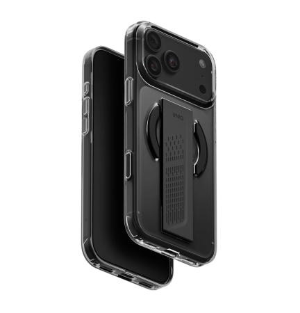 Защитный чехол Uniq для iPhone 17 Pro/18 Pro Uniq Heldro Air with FlexGrip (Magsafe) Tinted Smoke