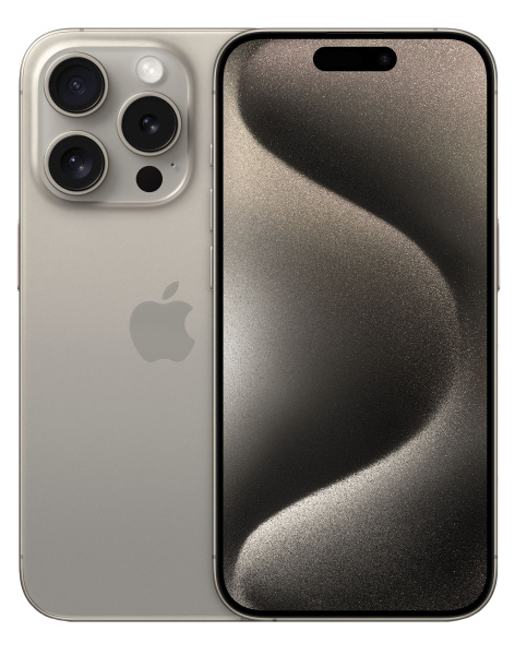 Смартфон Apple iPhone 15 Pro 128GB Natural Titanium (Натуральный титан)