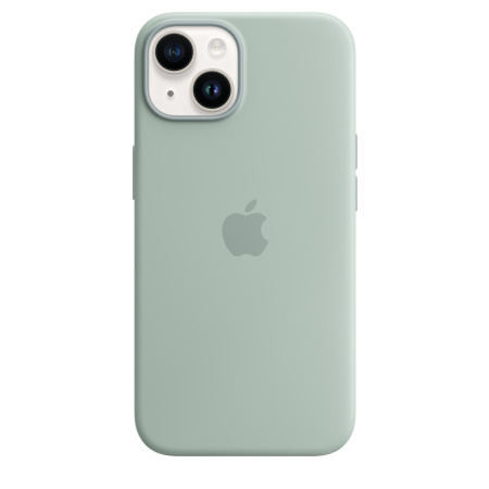 Чехол Apple iPhone 14 Silicone Case with MagSafe Succulent