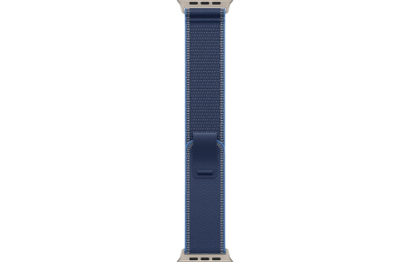 Apple Watch Ultra 3 (2025) 49mm Natural Titanium Case with Blue/Bright Blue Trail Loop (GPS + Cellular) (S/M)