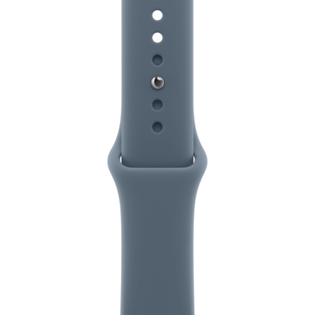 Часы Apple Watch Series 11 46mm Space Gray Aluminum Case with Anchor Blue Sport Band (GPS) (размер M/L)