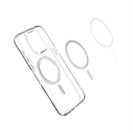 Защитный чехол Spigen Ultra Hybrid MagFit для iPhone 15 Pro Graphite Защитный чехол Spigen Ultra Hybrid MagFit для iPhone 15 Pro Graphite