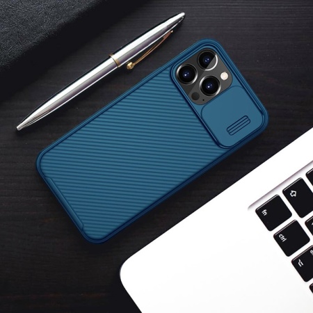 Чехол Nillkin для iPhone 13 Pro CamShield Pro Magnetic Blue