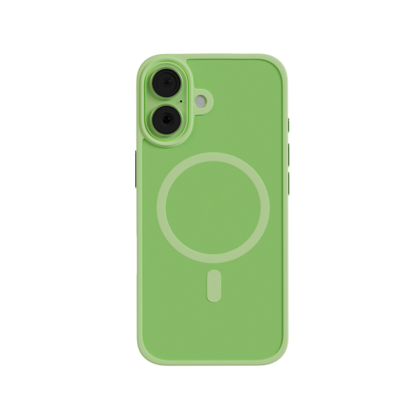 Защитный чехол AceCase Soft Rim Green для iPhone 17