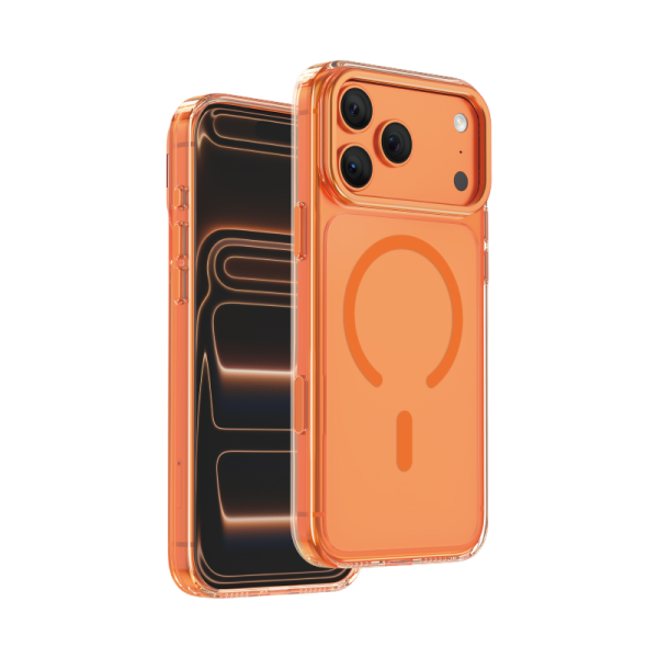 Защитный чехол для iPhone 18 Pro/17 Pro Keephone Magicam Magsafe Case with Cam Window Orange